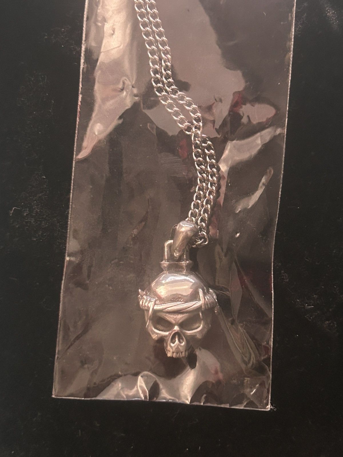G59 Records G59 $uicideboy$ Thy Kingdom Come Skull Silver S925 Necklace Size ONE SIZE - 1 Thumbnail