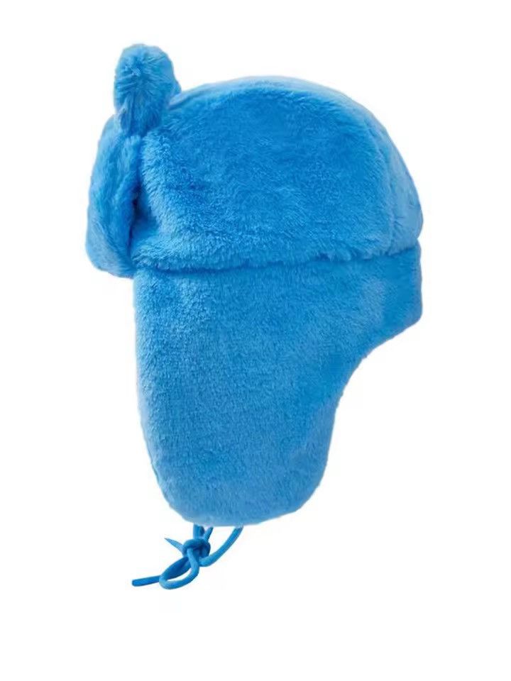 VIBE Vintage Blue Cat Ushanka Autumn Winter Warm Hat Size ONE SIZE - 3 Thumbnail