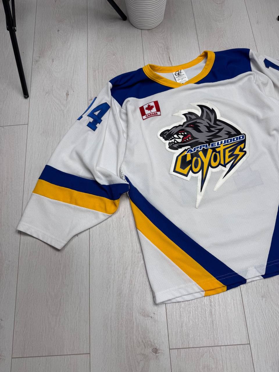 NHL RARE Applewood Coyotes #14 HUBER HC hockey jersey vintage Size US S / EU 44-46 / 1 - 2 Thumbnail