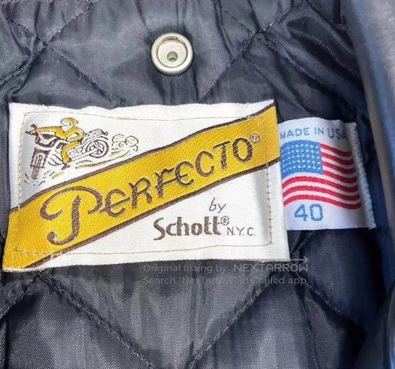 Schott Schott Leather coat Size US XXS / EU 40 - 8 Thumbnail