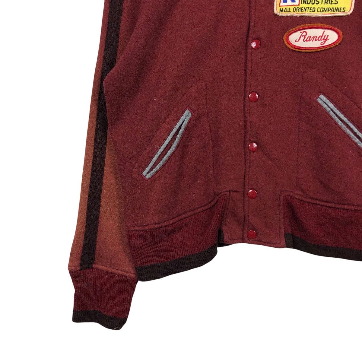 Japanese Brand Vintage Sportswear Patch Varsity Jacket Deep Burgundy Raglan Size US S / EU 44-46 / 1 - 5 Thumbnail