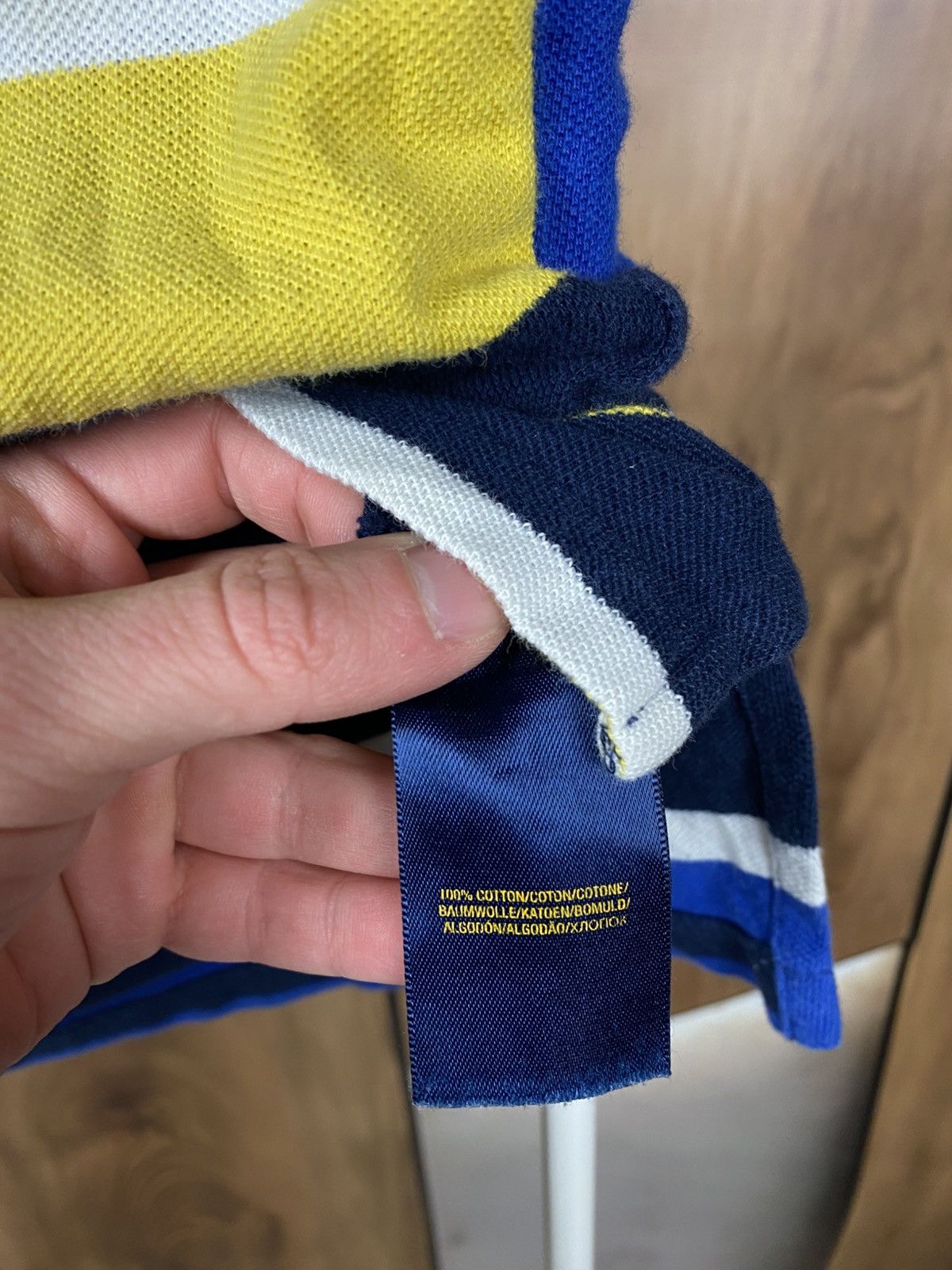 Polo Ralph Lauren 🎠Vintage Junior Polo Ralph Lauren Big Logo Striped VTG Tee🎠 Size US XS / EU 42 / 0 - 13 Thumbnail