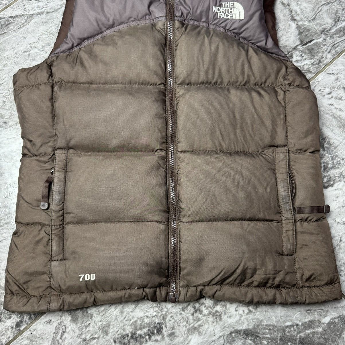 The North Face × Vintage Vintage The North Face 700 Down Puffer Brown Vest Size S / US 4 / IT 40 - 5 Thumbnail