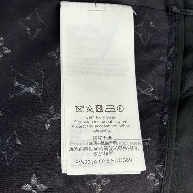 Louis Vuitton Louis Vuitton Dirty black grey full logo mulberry silk ski Size XS / US 0-2 / IT 36-38 - 6 Thumbnail