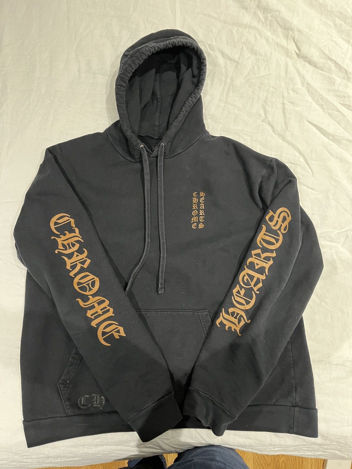 パーカー・フーディ Chrome Hearts Vertical Logo FU Hoodie Black Brown Chrome Hearts Chrome Hearts Vertical Logo FU Hoodie black