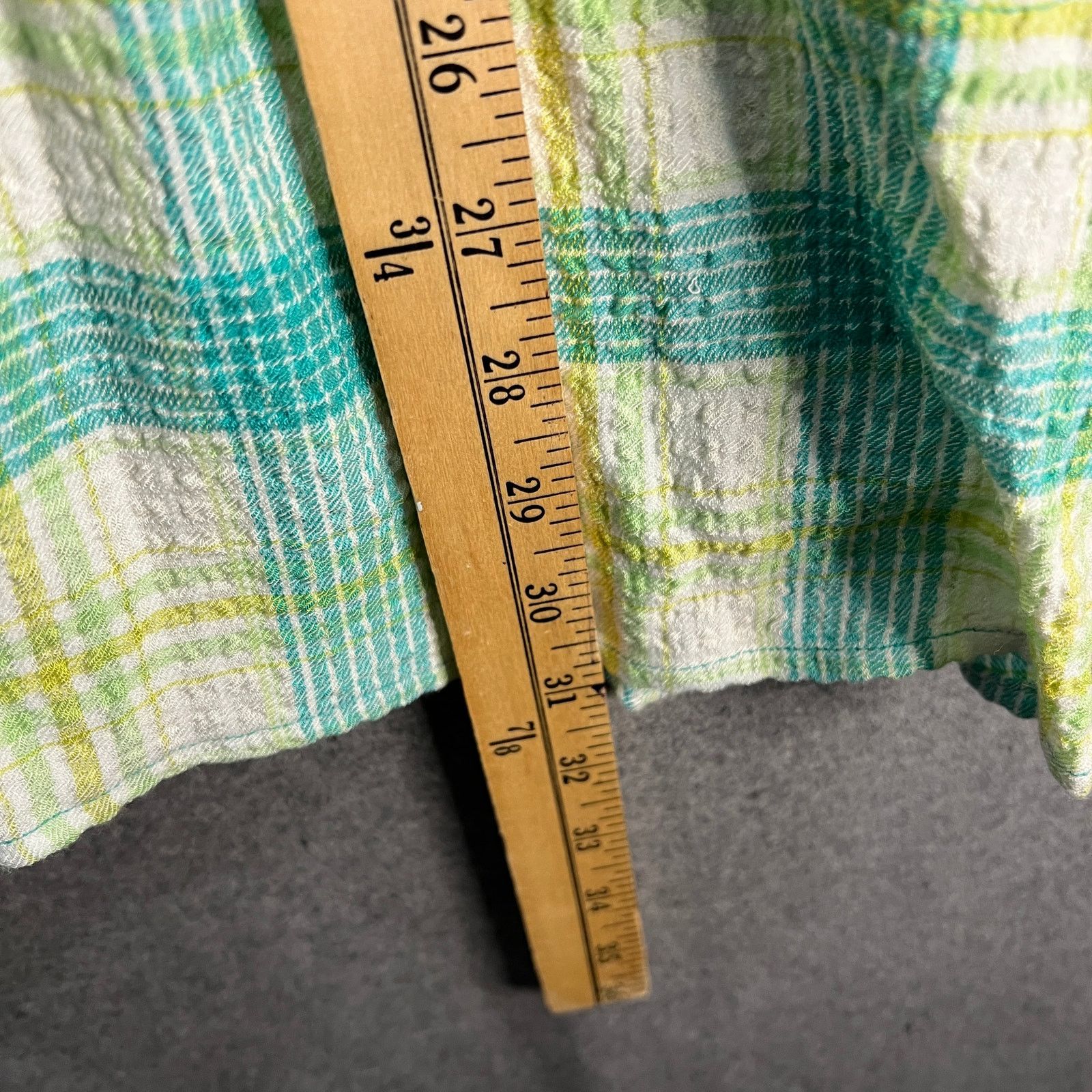 Other Susan Graver Regular Yarn Dyed Plaid Button Front Size M / US 6-8 / IT 42-44 - 4 Thumbnail