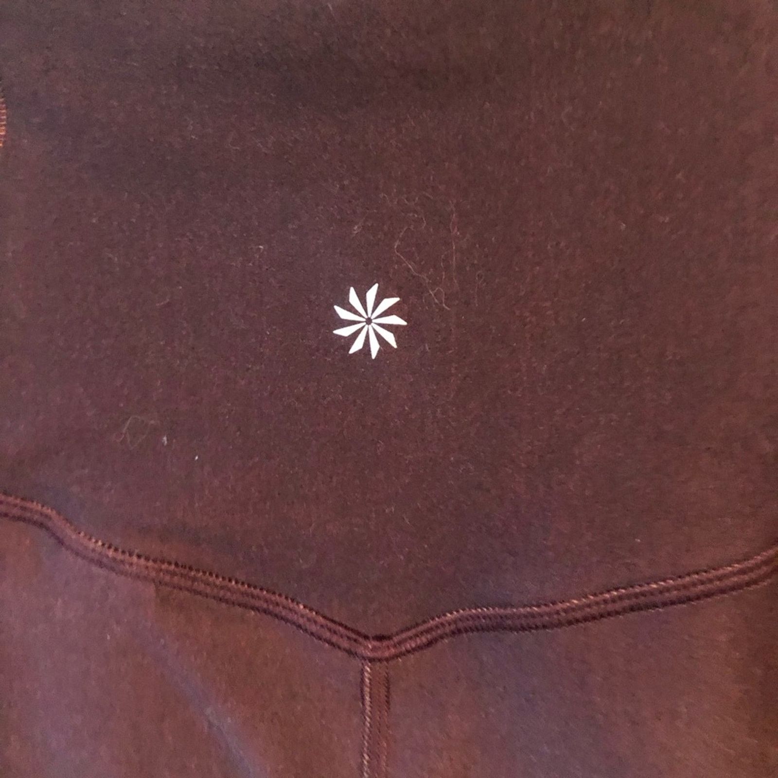 Athleta Athleta leggings burgundy top lighter bottom Size 24" / US 00 / IT 34 - 4 Thumbnail