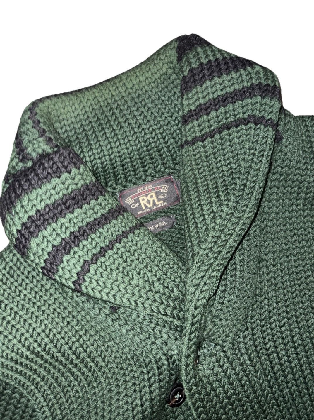 Ralph Lauren RRL Ralph Lauren Line Knit Jacket Cardigan Size US M / EU 48-50 / 2 - 6 Thumbnail