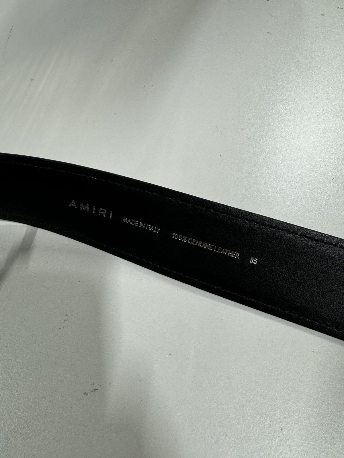 Amiri Amiri MA Buckle Leather Belt NEW 550$ Size 34 - 4 Thumbnail