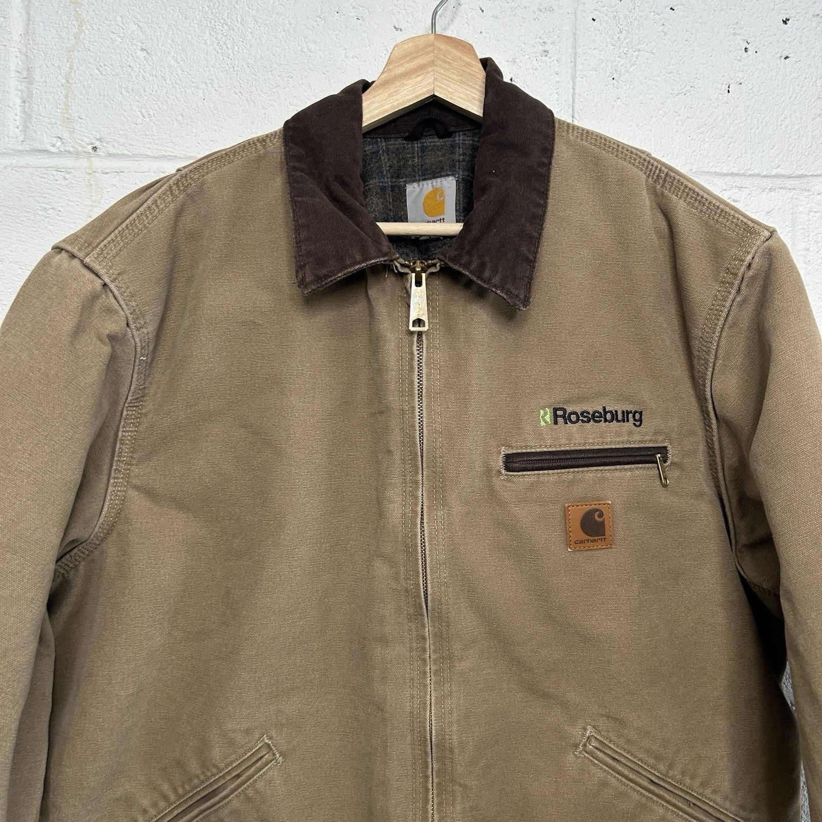 Carhartt Vintage Carhartt Blanket-Lined Detroit Jacket “Firewood” J97 Size US L / EU 52-54 / 3 - 3 Thumbnail