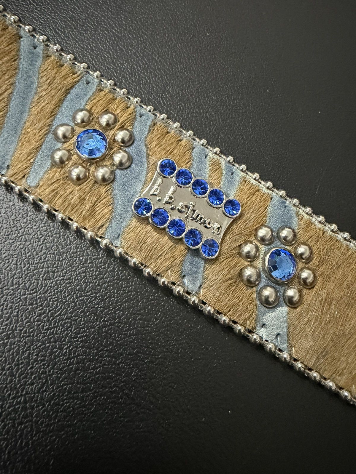 B.B. Simon B.B. Simon Swaroski Belt Size 32 - 4 Thumbnail