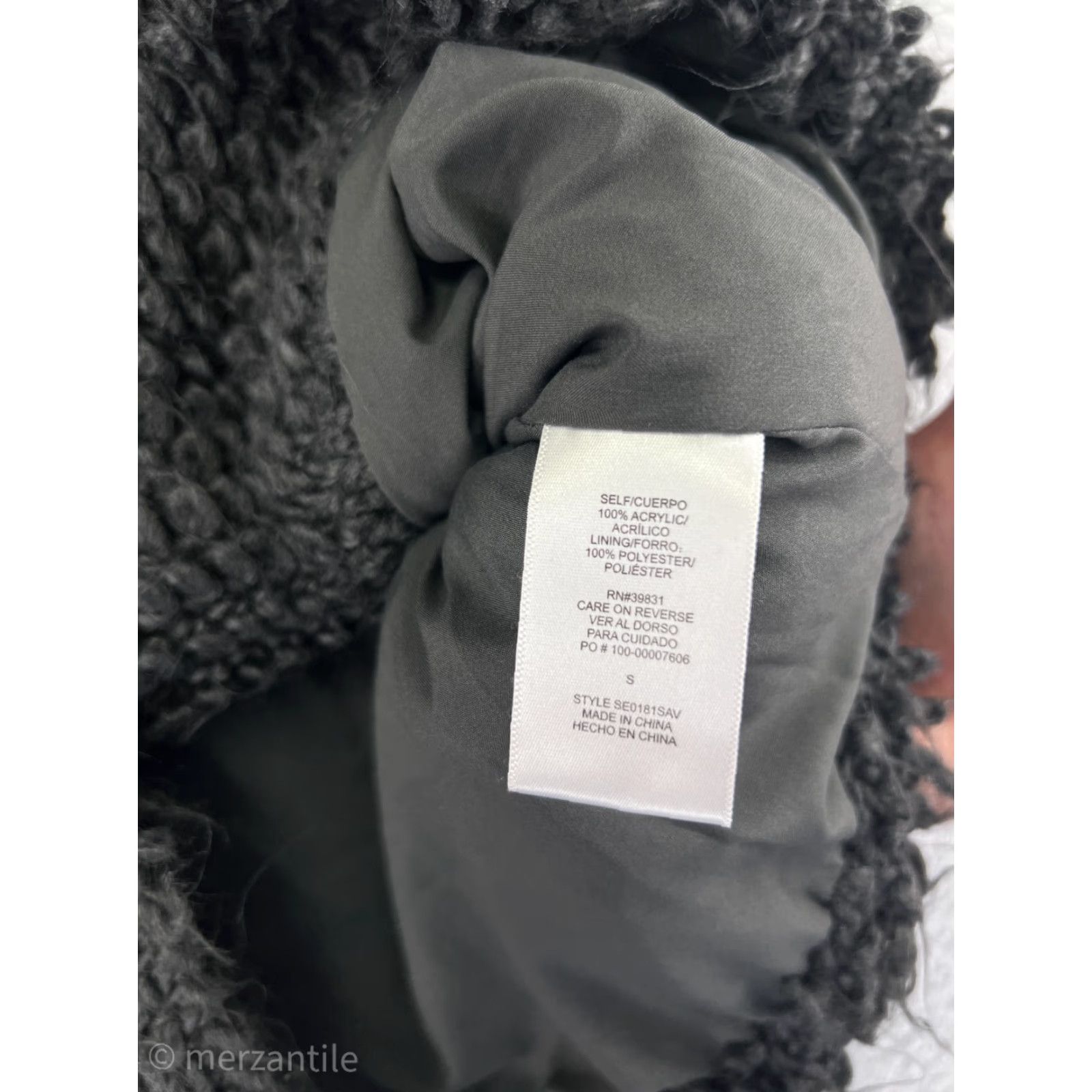 Sam Edelman Sam Edelman Vest Womens Small Gray Fluffy Acrylic Yarn Polyester Lined Size S / US 4 / IT 40 - 4 Thumbnail