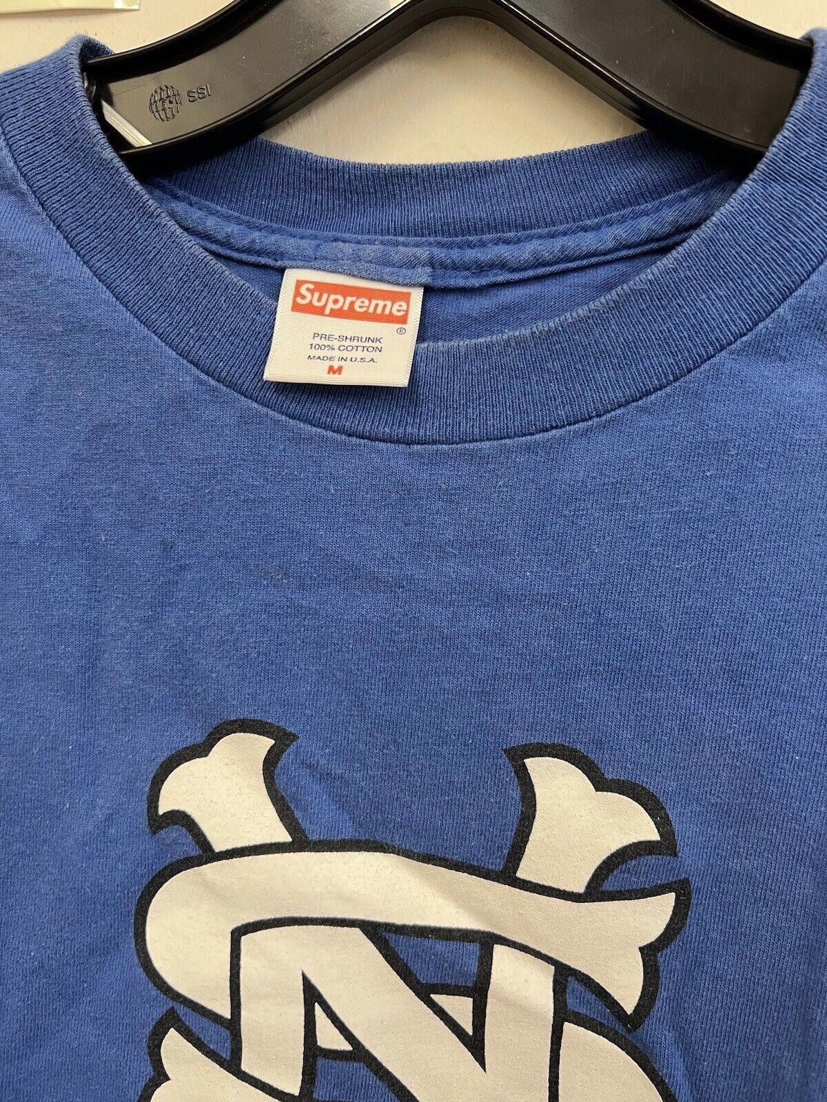 Supreme 2007 SUPREME NEIGHBORHOOD NBHD NS BOX LOGO TEE T-SHIRT BLUE Size US M / EU 48-50 / 2 - 3 Thumbnail