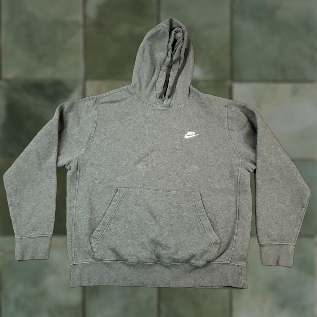 Nike Nike Hoodie Mens Large Gray Pullover Hooded Long Sleeve Logo Casual Comfort Size US L / EU 52-54 / 3 - 1 Thumbnail