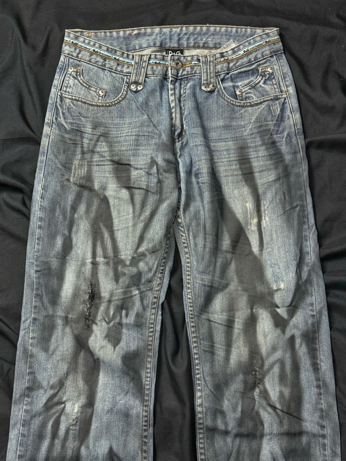 Dolce & Gabbana Archive Style Dolce Gabbana Distressed Denim Size US 30 / EU 46 - 3 Thumbnail