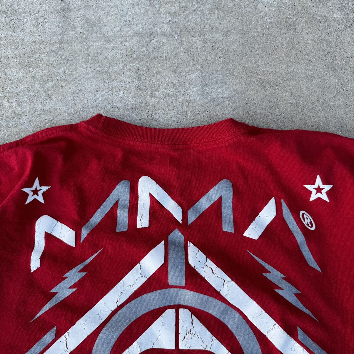 Ecko Unltd. × Harley Davidson × JNCO Vintage Y2K Red MMA Ecko Untld. AOP Skater Graphic Tee XXL Size US XXL / EU 58 / 5 - 11 Thumbnail