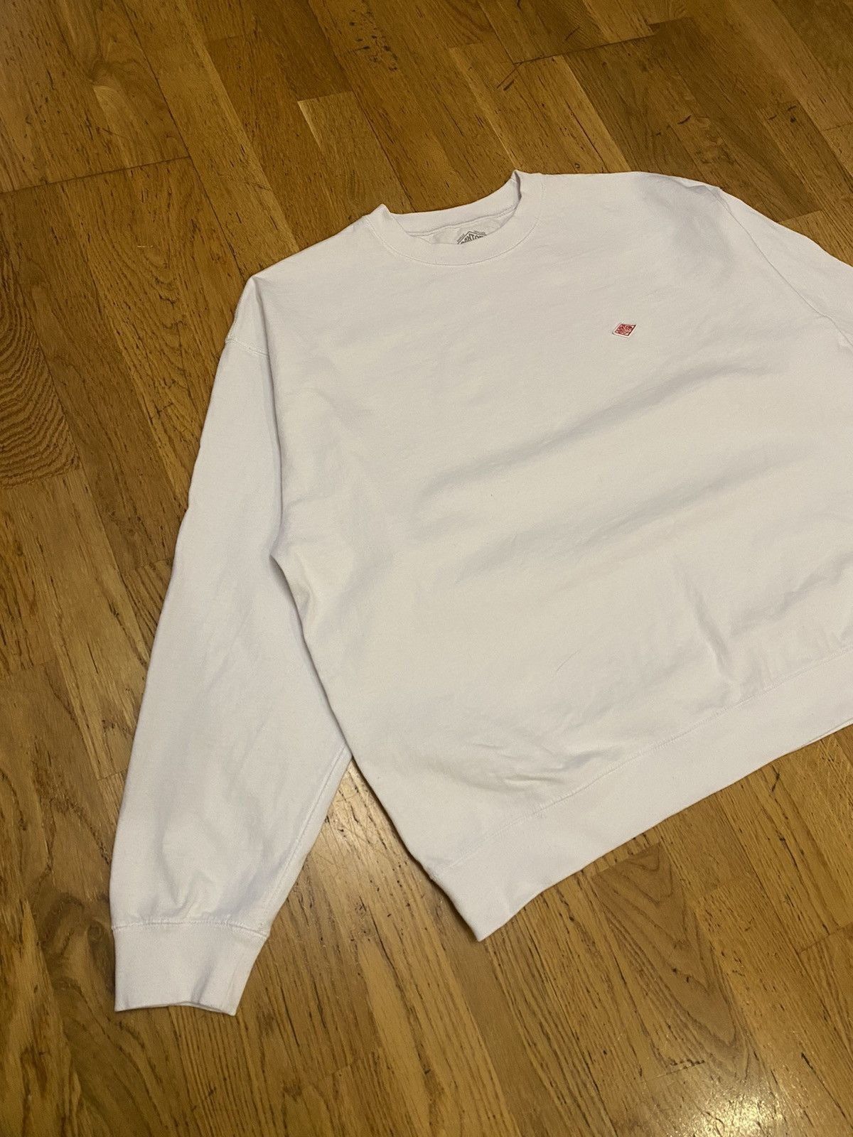 Danton Danton Vetements de Travail- white Sweatshirt Crewneck Size US S / EU 44-46 / 1 - 2 Thumbnail
