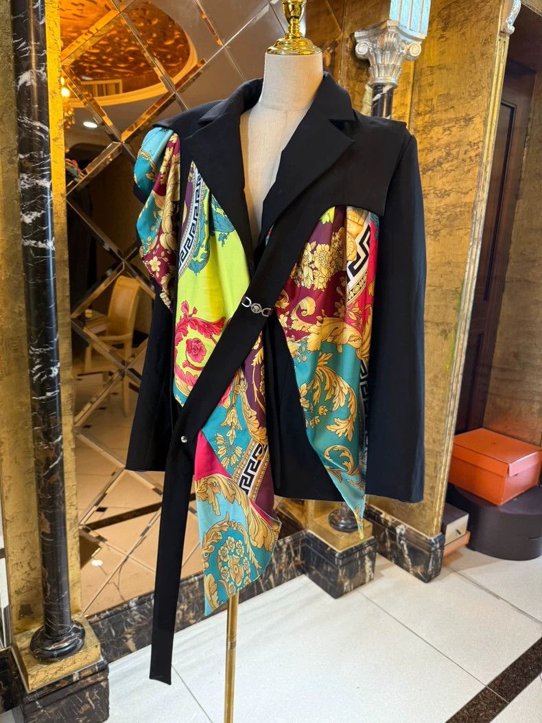 Versace Versace Baroque Maillard color scheme dress blazer Size US M / EU 48-50 / 2 - 8 Thumbnail