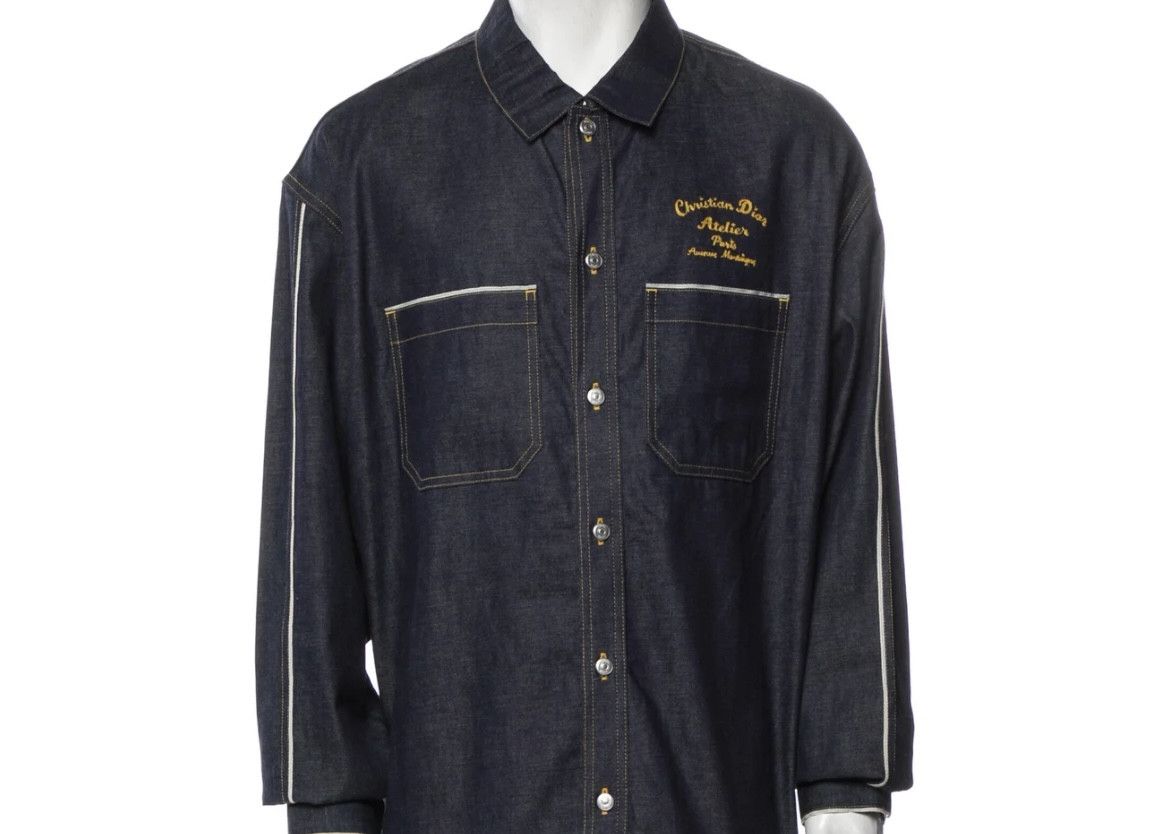 Dior Christian Dior Atelier Denim Shirts Size US S / EU 44-46 / 1 - 2 Thumbnail