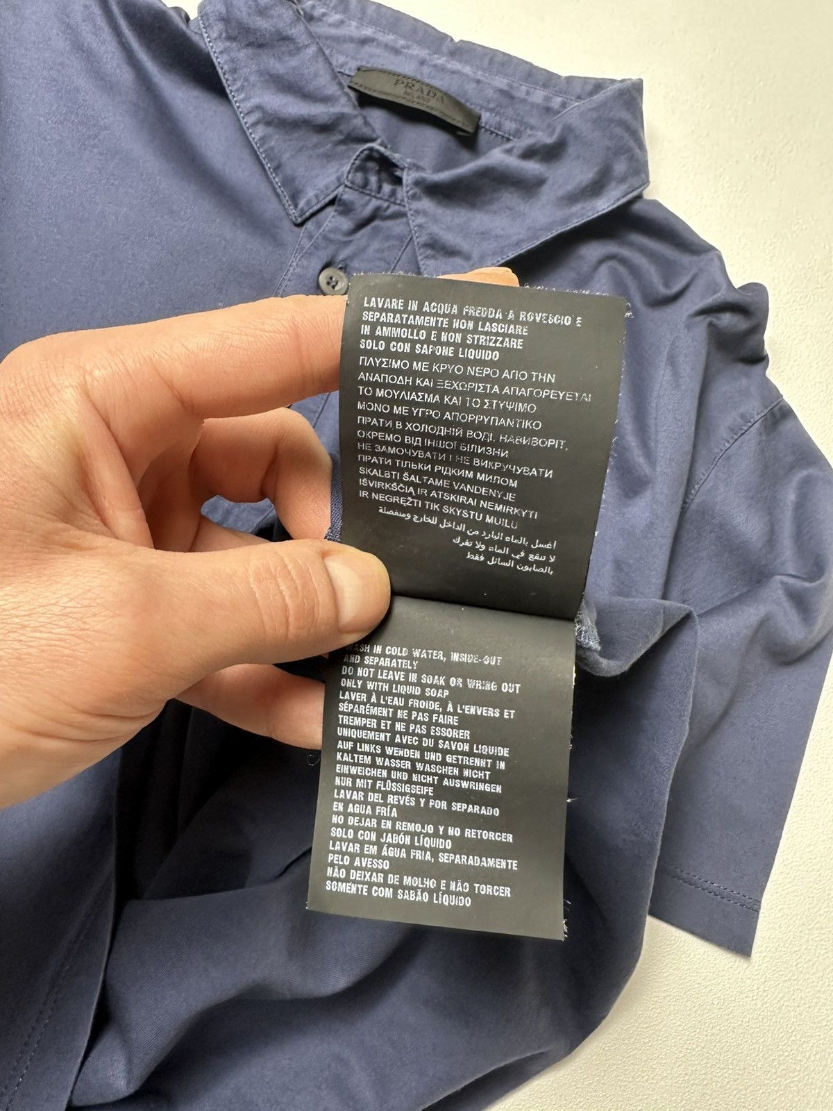 Prada Prada polo legit size L fits M mens mint 🤌🏼 Size US L / EU 52-54 / 3 - 20 Thumbnail