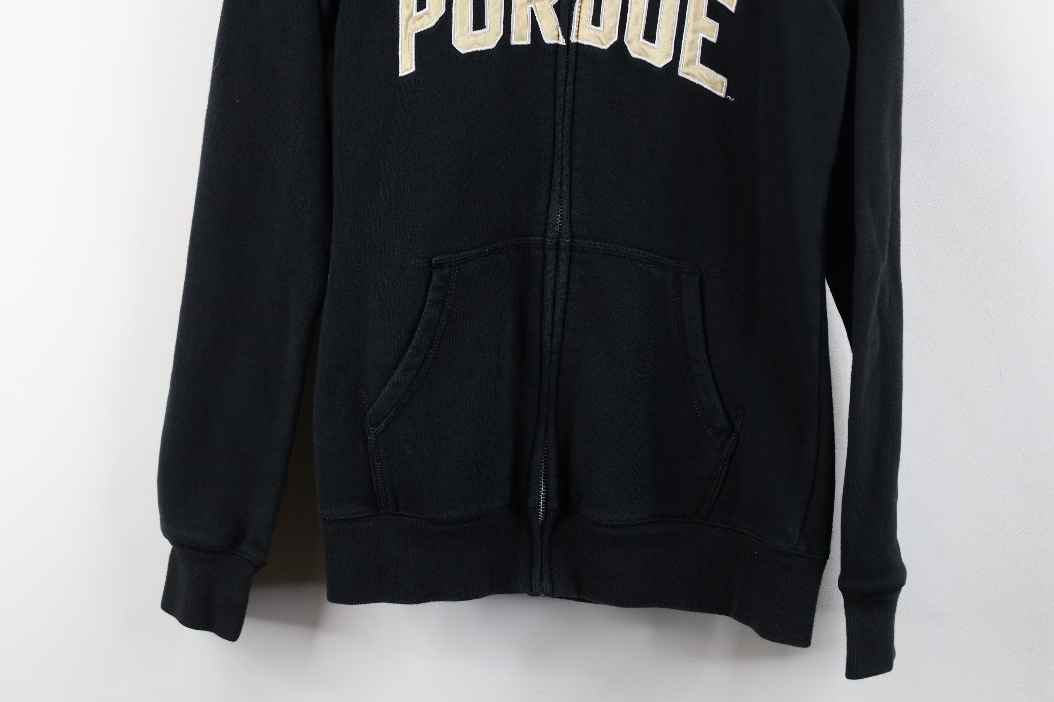 Nike × Vintage Vintage Nike Scott Mini Swoosh Purdue University Zip Hoodie Size M / US 6-8 / IT 42-44 - 3 Thumbnail