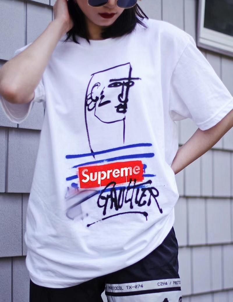 Supreme Jean Paul Gaultier Tee white M - rabassa.eu