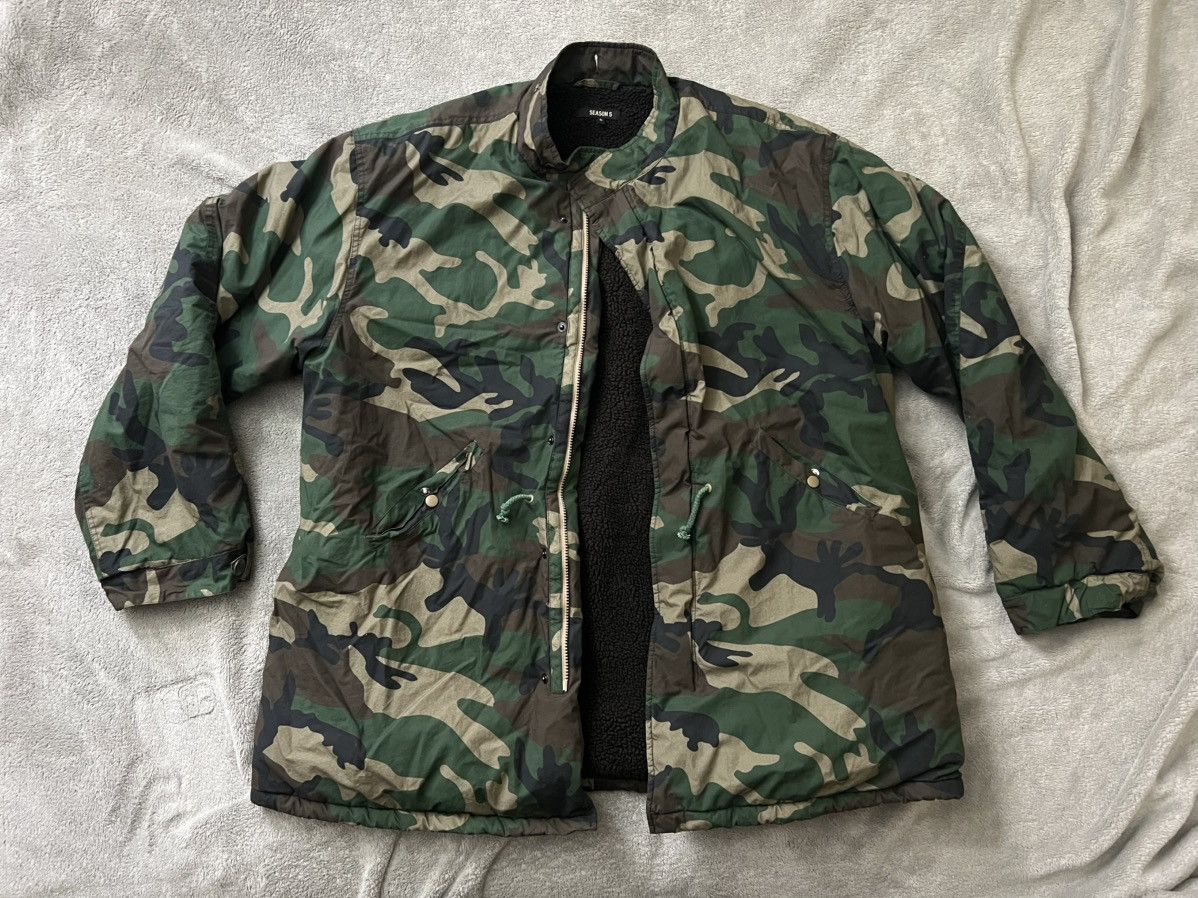 Yeezy Yeezy Season 1 Camo Trench Coat (V RARE!!!) | Grailed