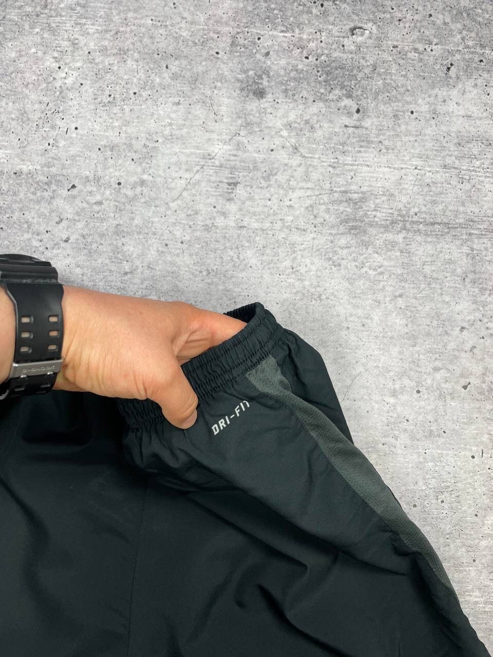 Nike × Vintage Vintage Nike 90’s Y2K Style Drill Black Casual Sport Shorts Size US 30 / EU 46 - 10 Thumbnail