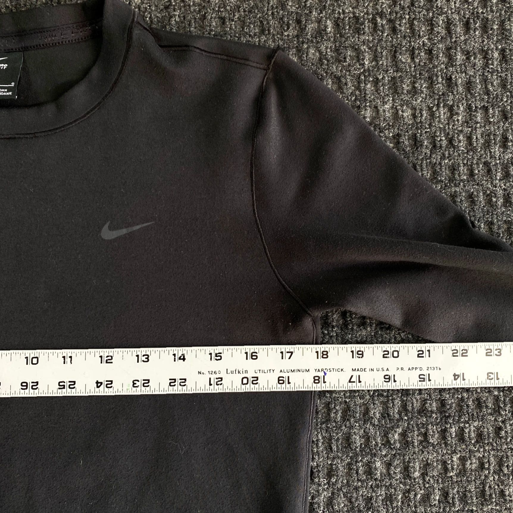 Nike Nike Pro Dri Fit Long Sleeve Shirt Crew Training Black L Womens Size L / US 10 / IT 46 - 5 Thumbnail