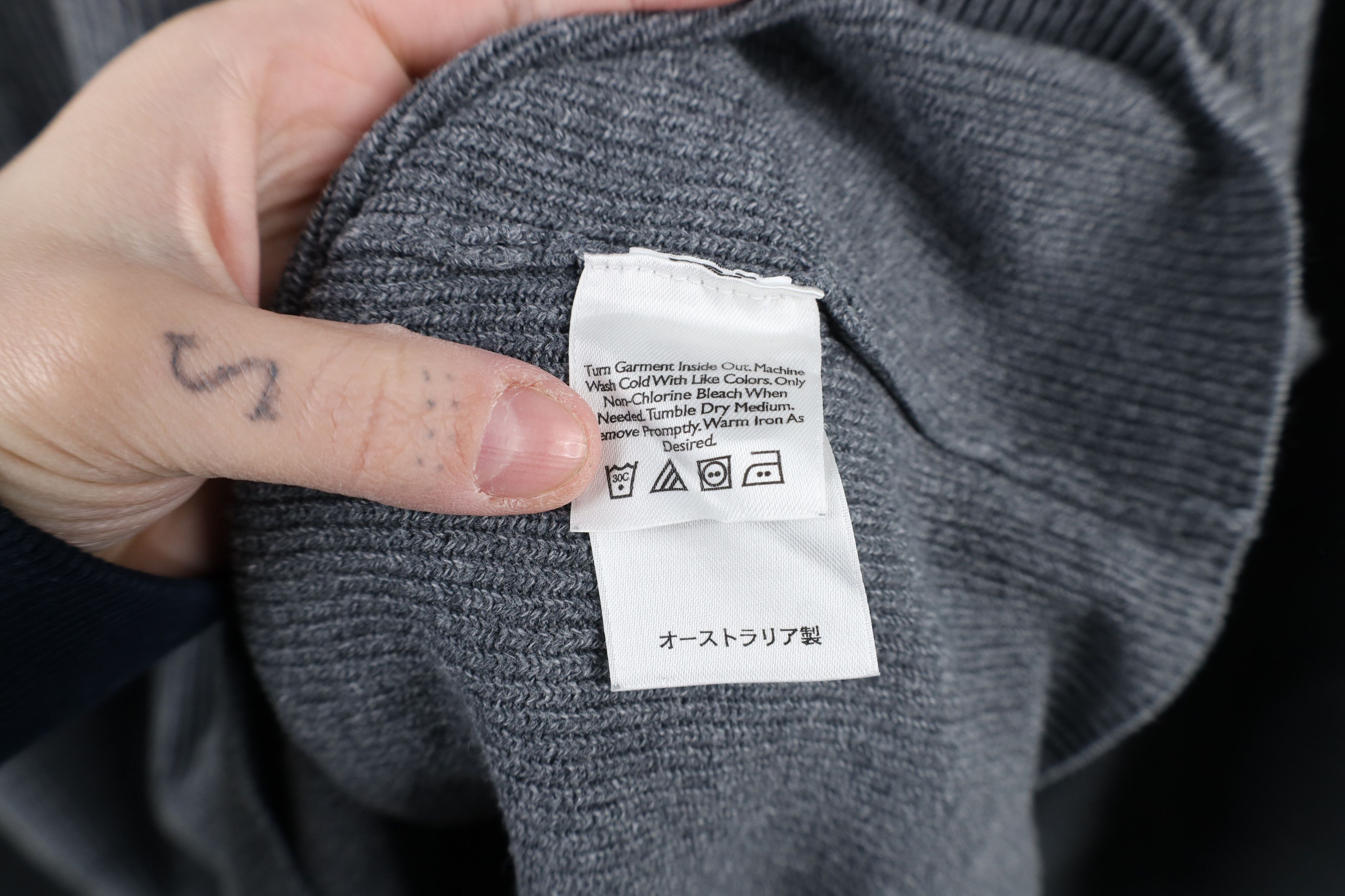 Eddie Bauer × Vintage Vintage 90s Eddie Bauer Collared Pullover Sweater Gray Size US XL / EU 56 / 4 - 10 Thumbnail