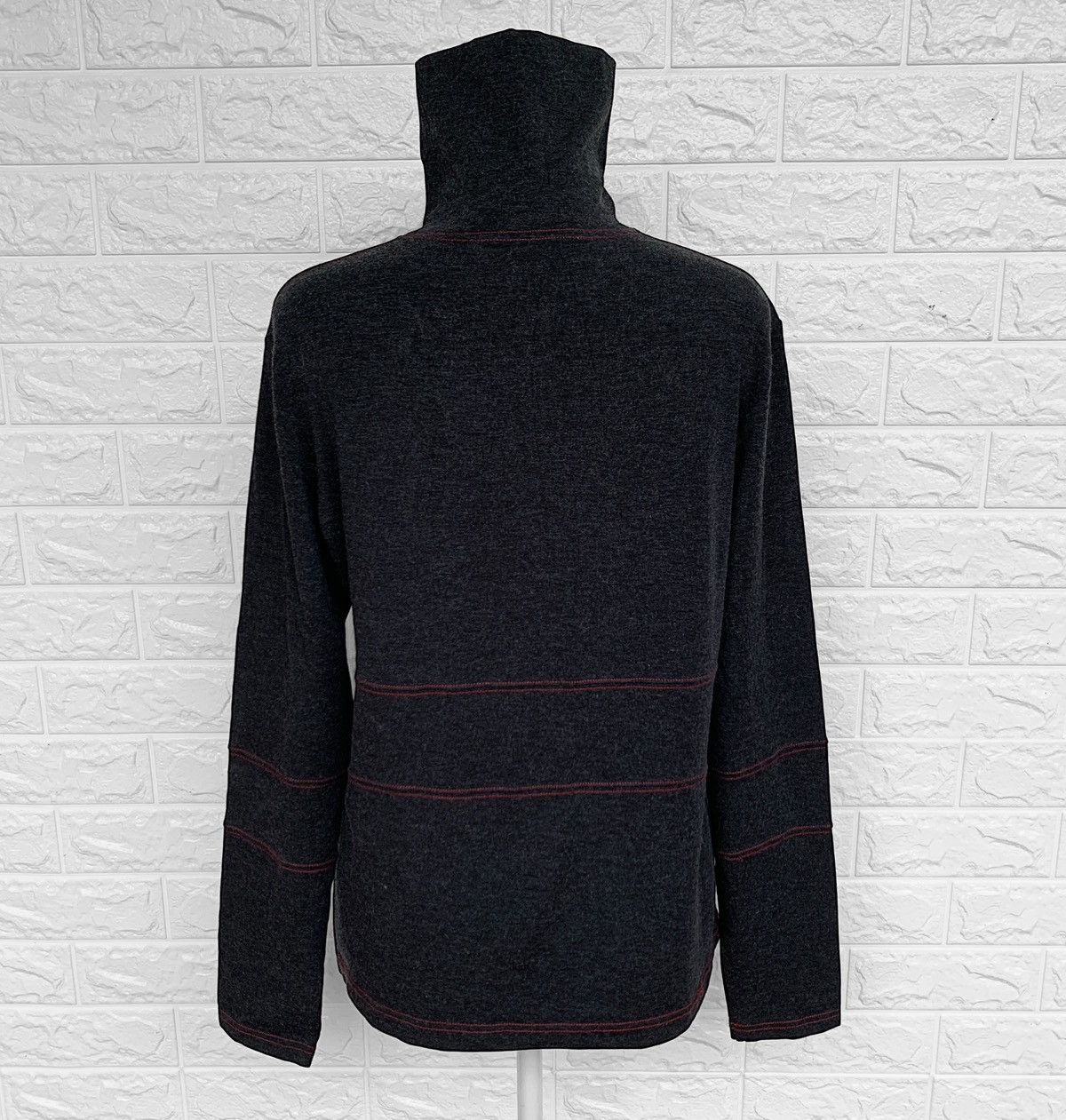 Issey Miyake Issey Miyake Heart Haat Turtleneck Stretch LongSleeve Size US S / EU 44-46 / 1 - 4 Thumbnail