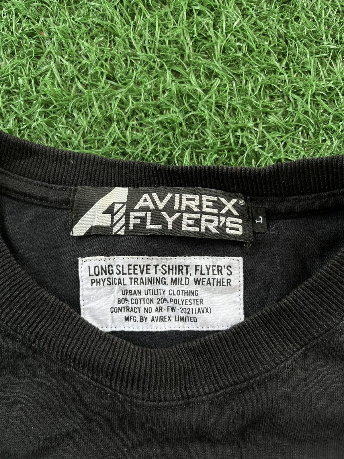 Avirex Avirex Flyers Recon Big Logo Long Sleeve Tee Size US L / EU 52-54 / 3 - 6 Thumbnail