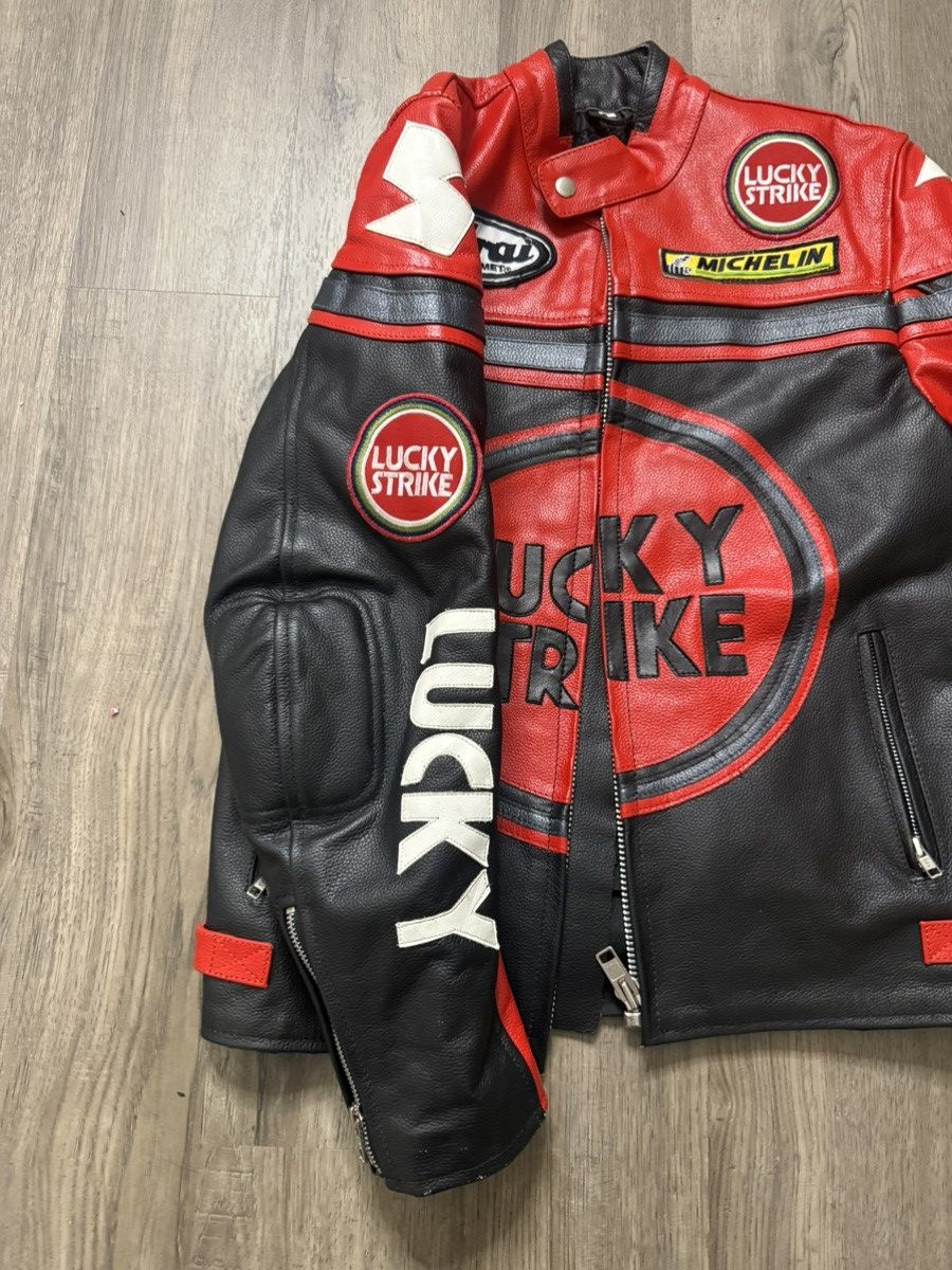 Genuine Leather Lucky Strike Racing Leather Jacket Size US S / EU 44-46 / 1 - 3 Thumbnail