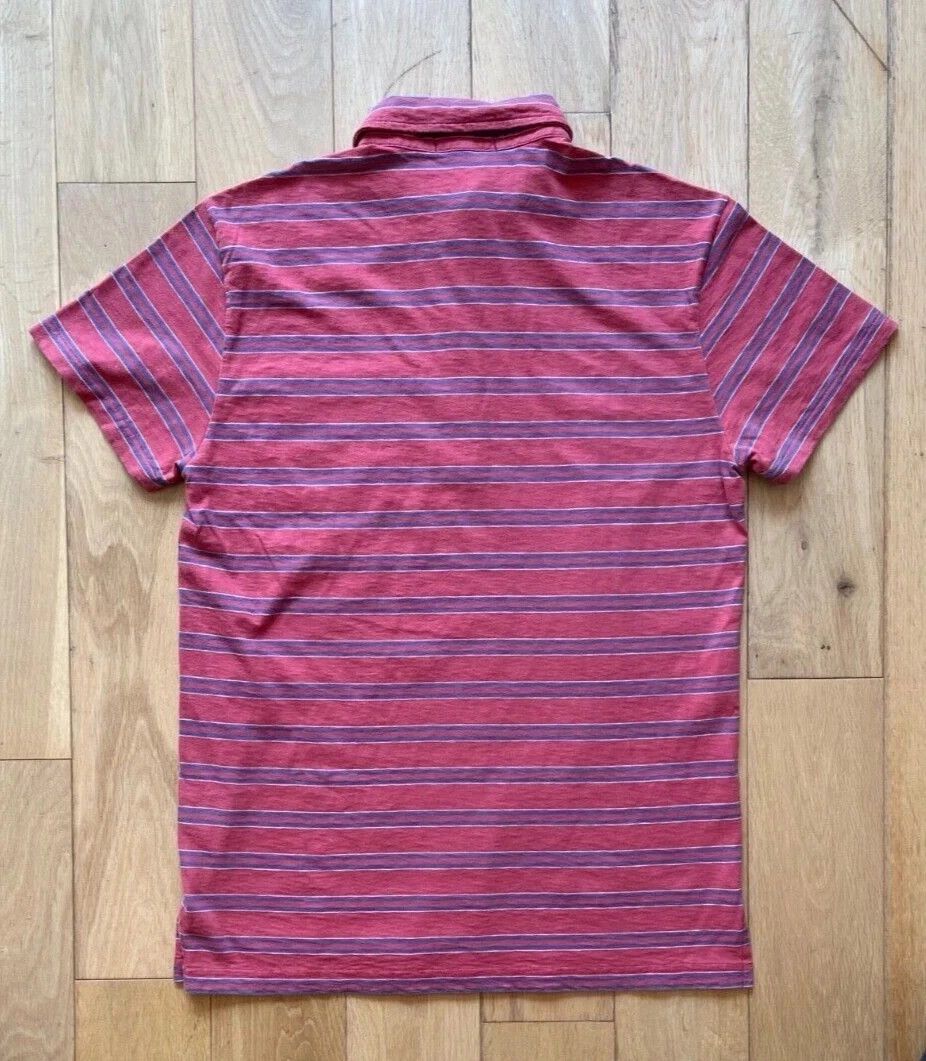 RRL Ralph Lauren RRL Polo Shirt Striped Red Kon Tiki Size US M / EU 48-50 / 2 - 2 Thumbnail
