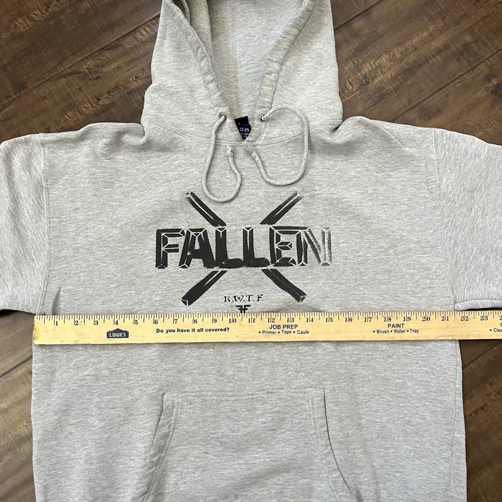 Vintage Fallen Footwear Hoodie Y2K Medium Skate Pullover Thomas Cole Mystery Zero Vtg Mens Hoodie Reg Gray Size US M / EU 48-50 / 2 - 4 Thumbnail