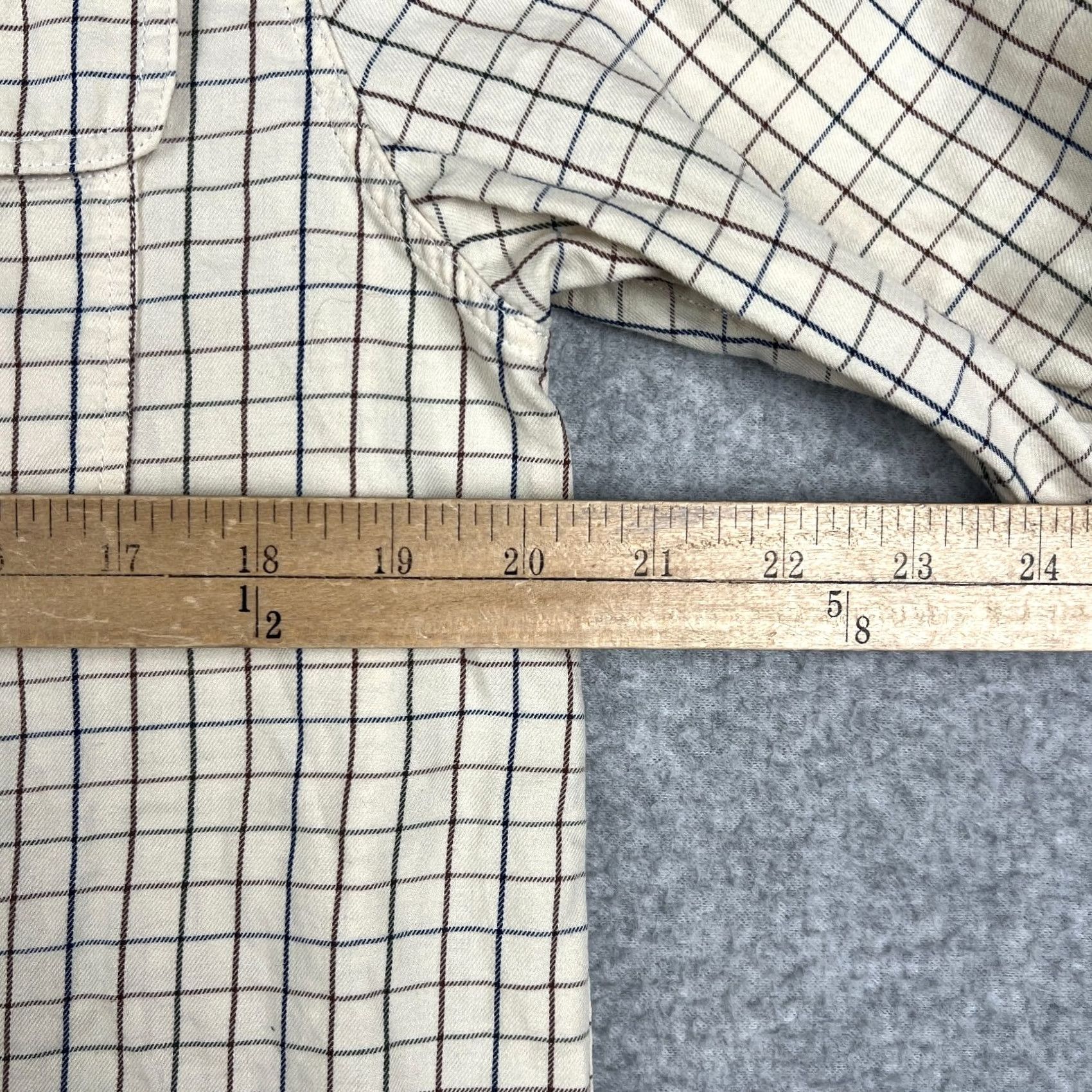CO Best Made Co Button-Up Shirt Flannel Long Sleeve Mens Medium Beige Plaid Cotton Shirt Casual Outdoor Vintage? Size US M / EU 48-50 / 2 - 5 Thumbnail