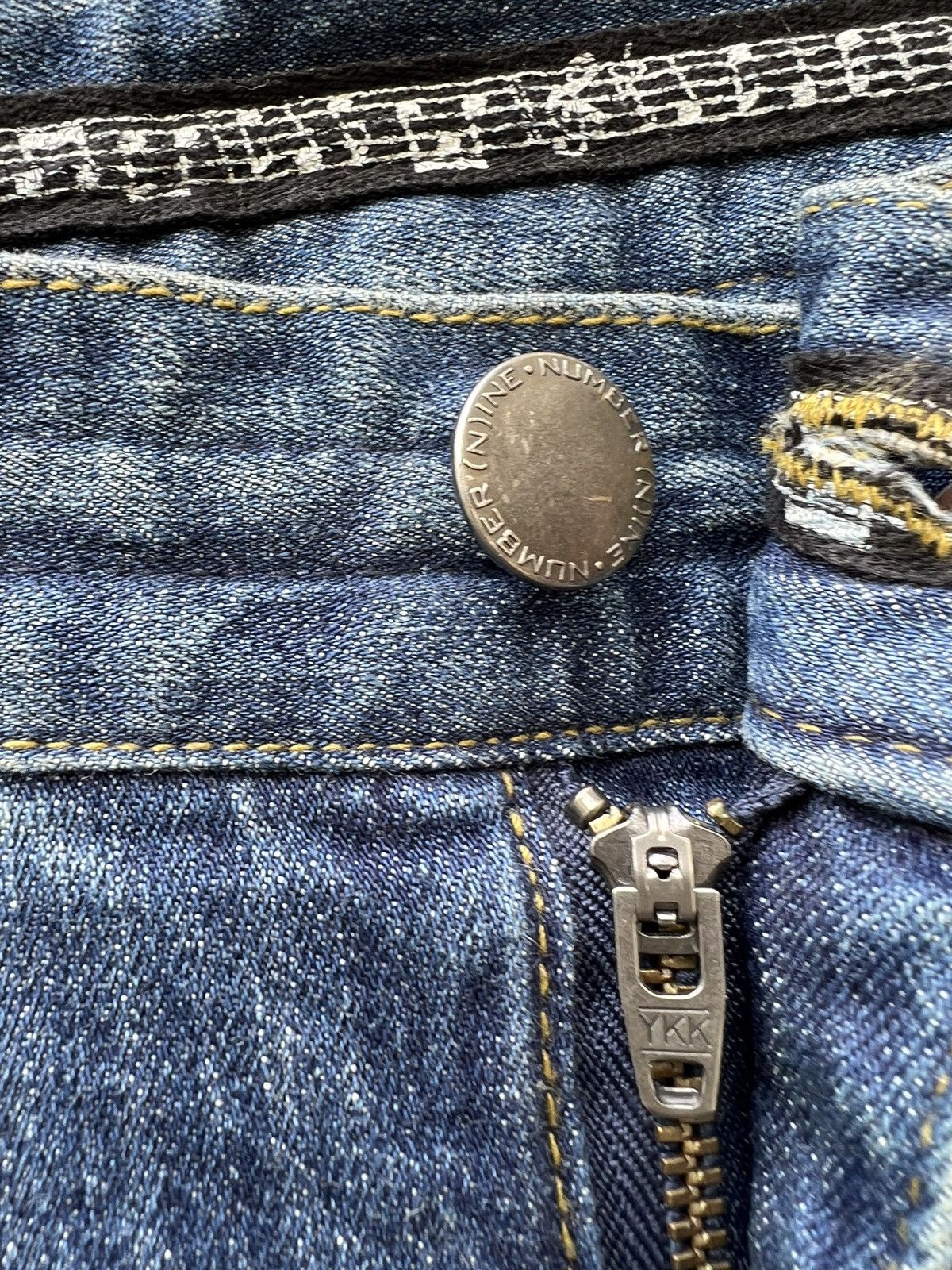 Number (N)ine Number (N)ine Japan Stretchable Denim Skinny Jeans Size US 29 - 7 Thumbnail