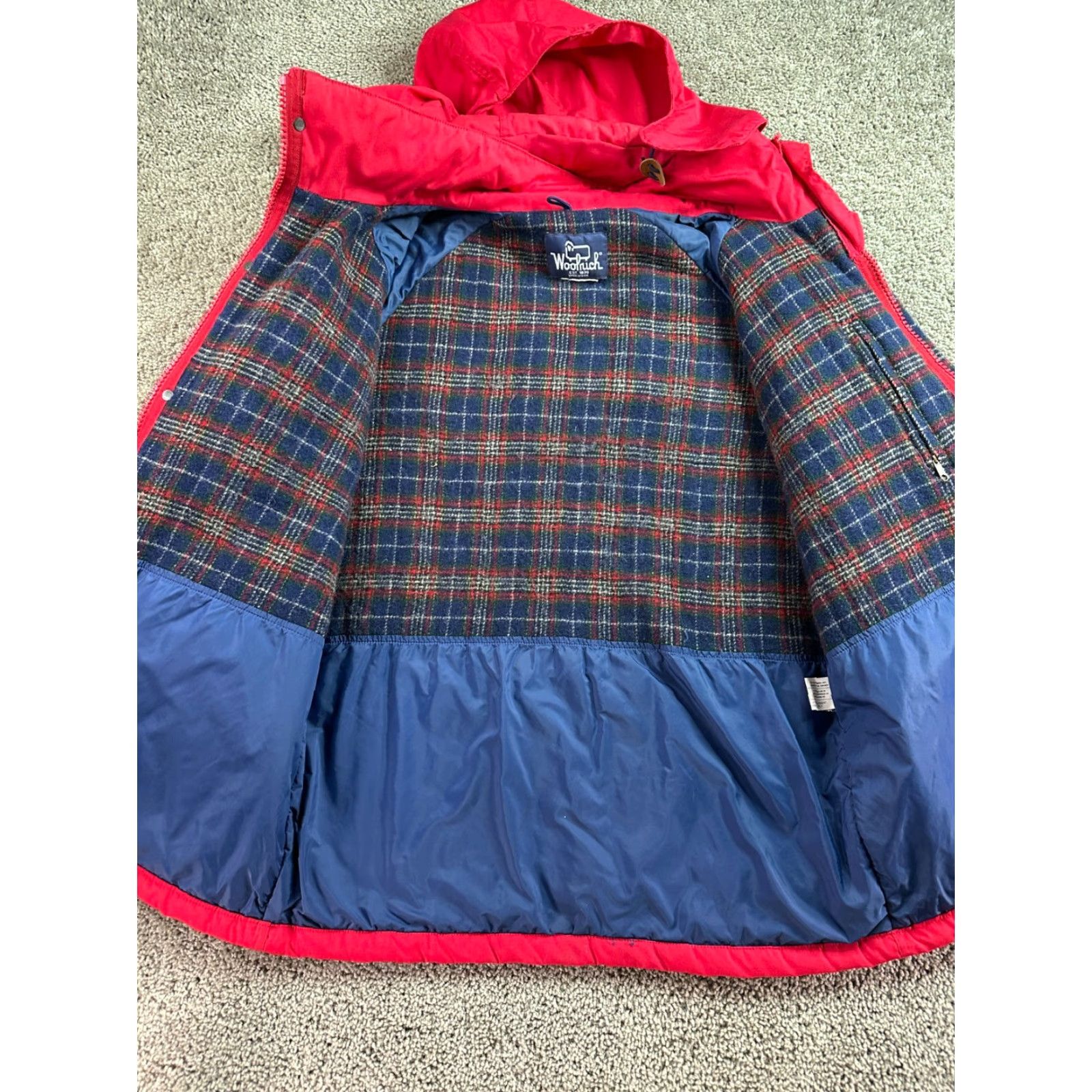 Vintage VINTAGE Woolrich Jacket Mens L Red Parka Wool Lined 80s Outdoors Size US L / EU 52-54 / 3 - 6 Thumbnail