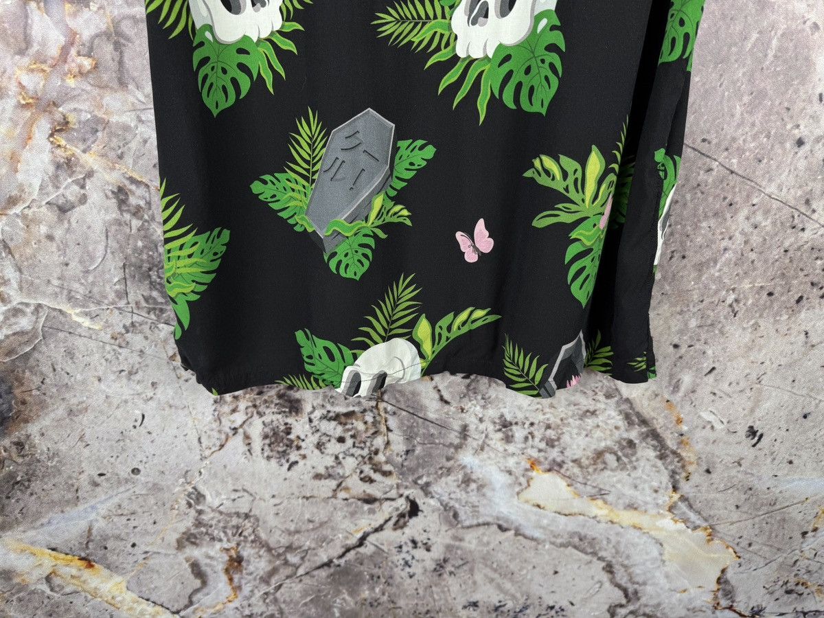Other Cool Hawaiian Shirt Skull Tropical Button-Up Short Sleeve Size US XL / EU 56 / 4 - 14 Thumbnail