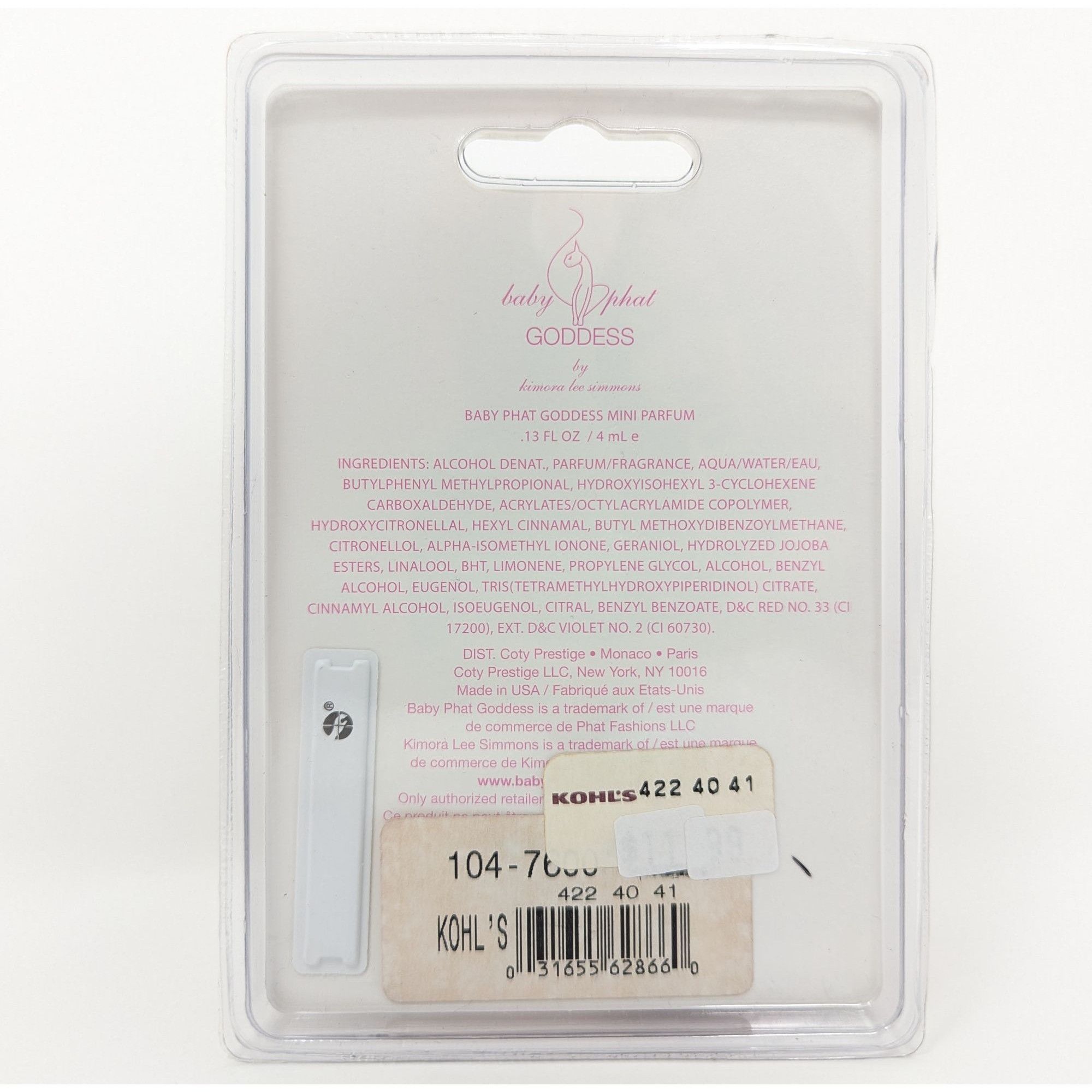 Vintage Baby Phat Goddess Mini Parfum 0.13 Fl Oz By Kimora Lee Simmo Size ONE SIZE - 3 Thumbnail