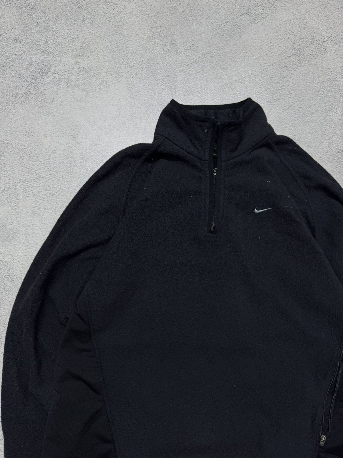 Nike Vintage Y2k Nike Fleece Swoosh 1/4 Zip Sweatshirt 90’s Size M / US 6-8 / IT 42-44 - 6 Thumbnail