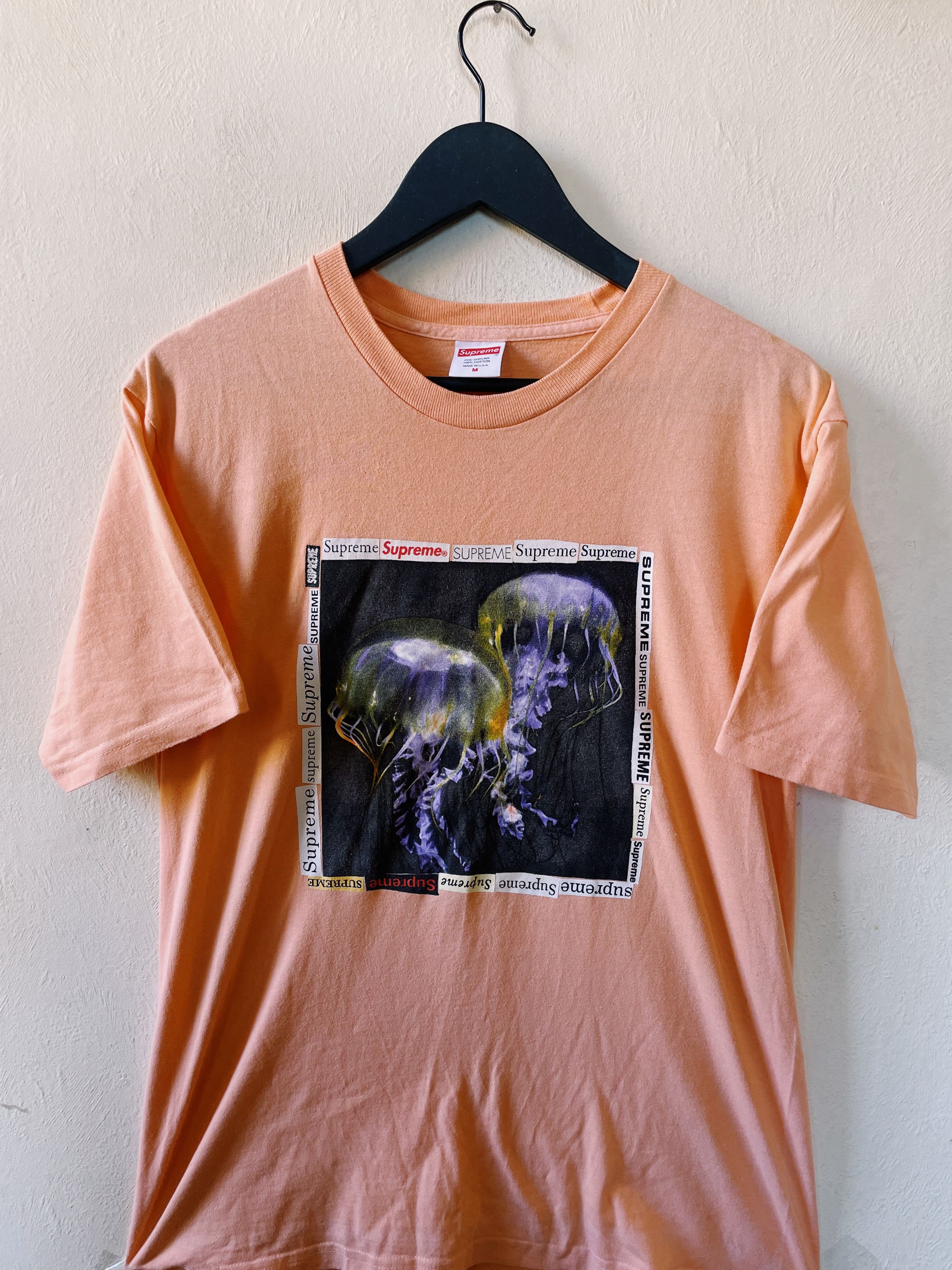 Supreme Supreme Jellyfish T-shirt Peach Size US M / EU 48-50 / 2 - 1 Thumbnail