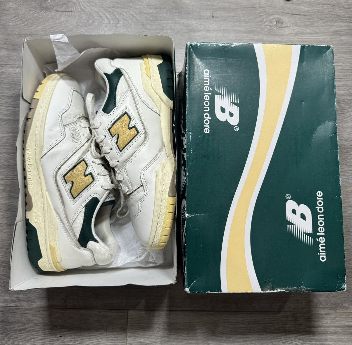 Aime Leon Dore × New Balance New Balance 550 x Aime Leon Dore Natural Green Size US 9.5 / EU 42-43 - 1 Thumbnail