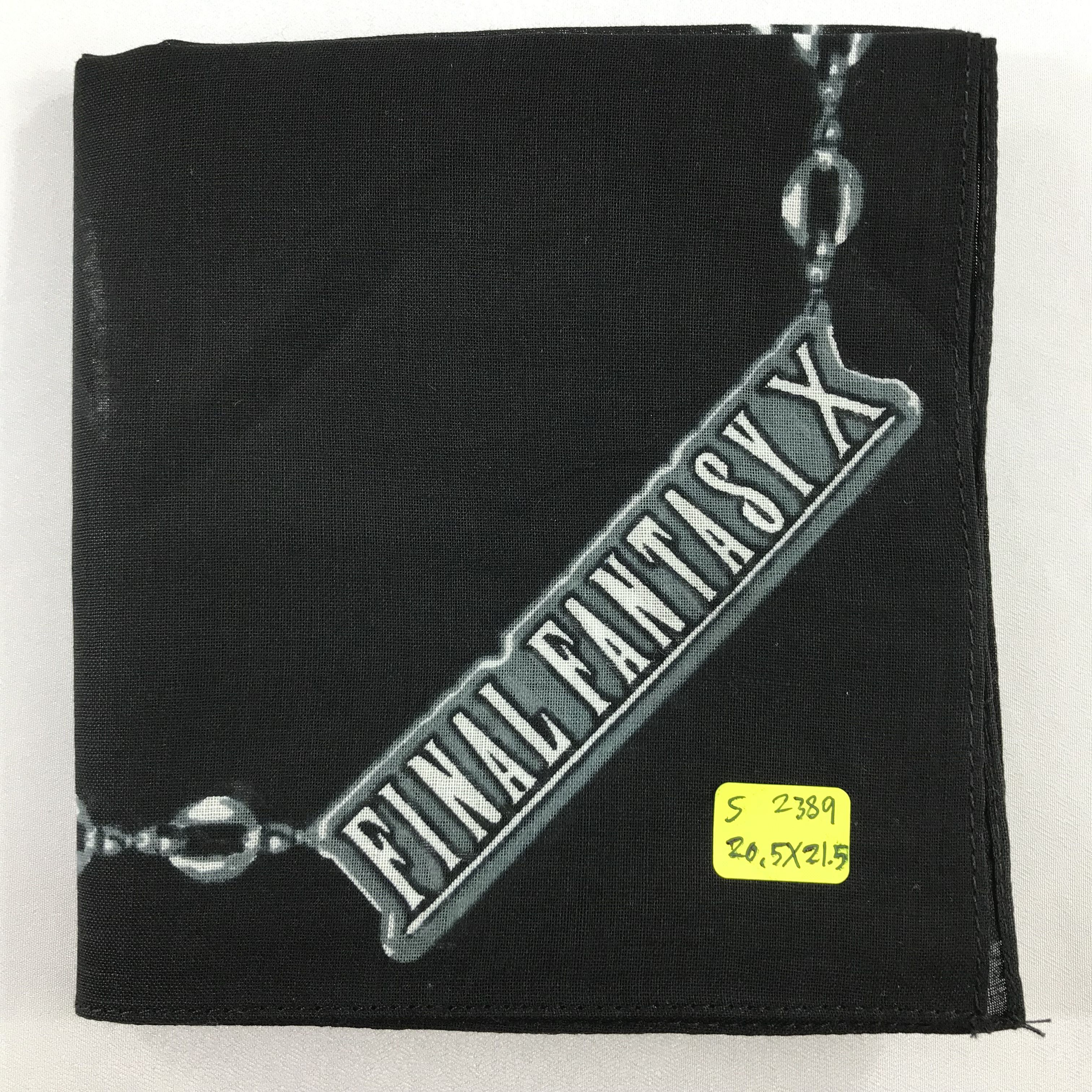 Anime × Vintage Final Fantasy Bandana / Handkerchief / Neckerchief -S2389 Size ONE SIZE - 6 Thumbnail