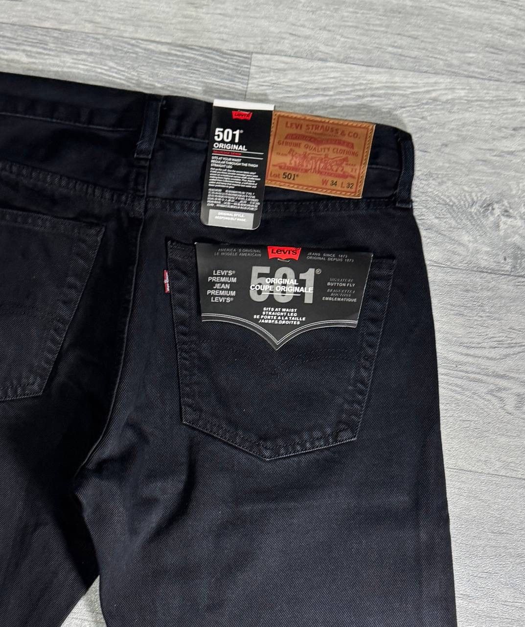 Levi's Levi’s 501 Jeans in Black W34 L32. Size US 34 / EU 50 - 5 Thumbnail