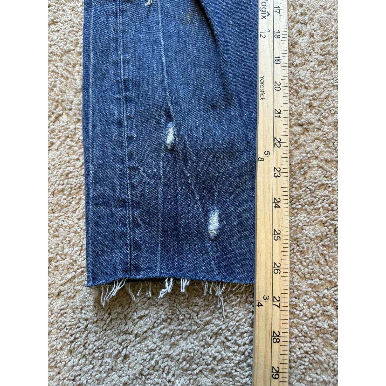 Abercrombie & Fitch Abercrombie & Fitch High Rise Mom Jeans Blue 4 / 27 Size 27" / US 4 / IT 40 - 11 Thumbnail