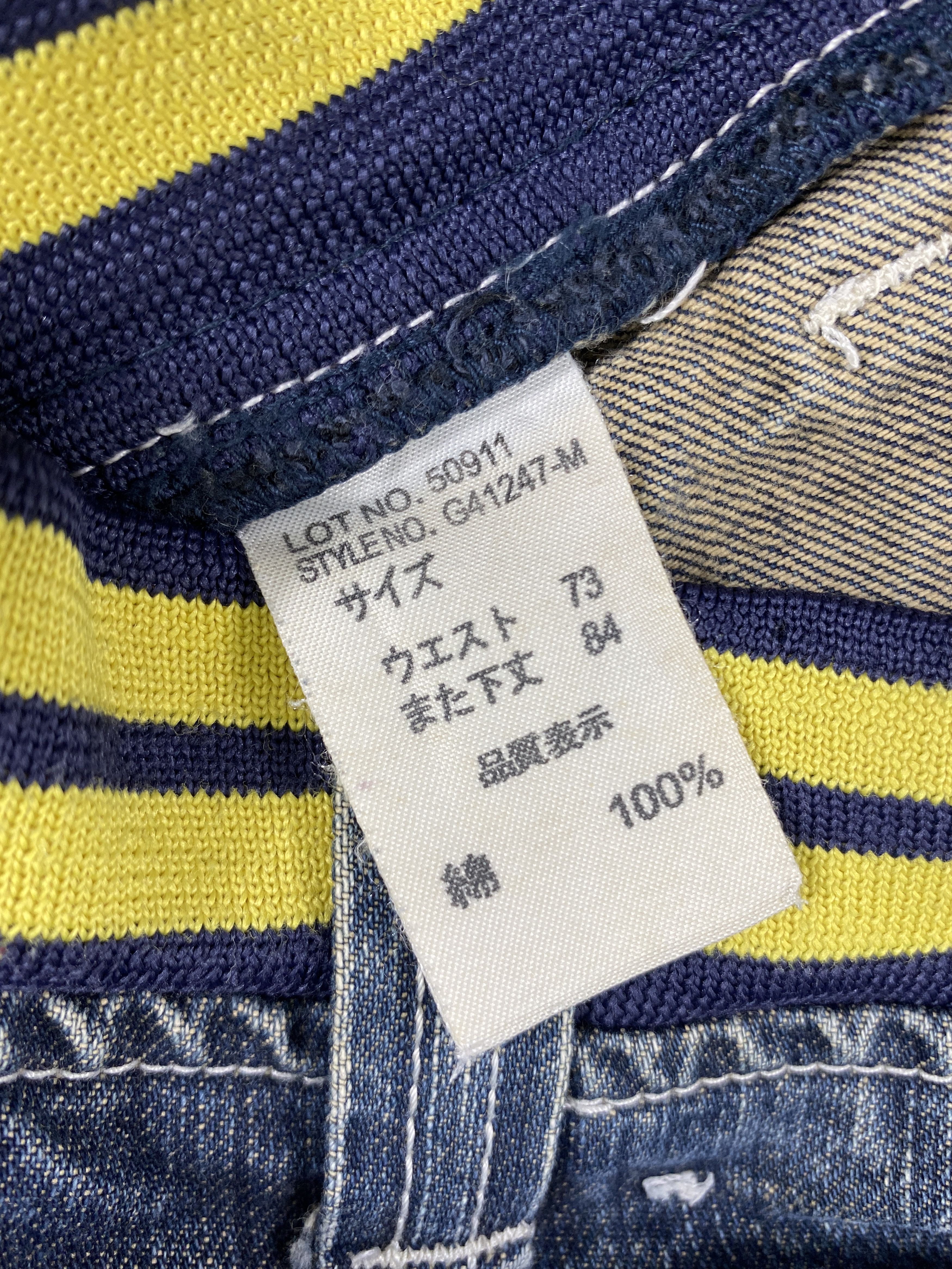 Japanese Brand Vintage Double Waist Jeans 30x32.5 Denim- JN3544 Size US 30 / EU 46 - 10 Thumbnail
