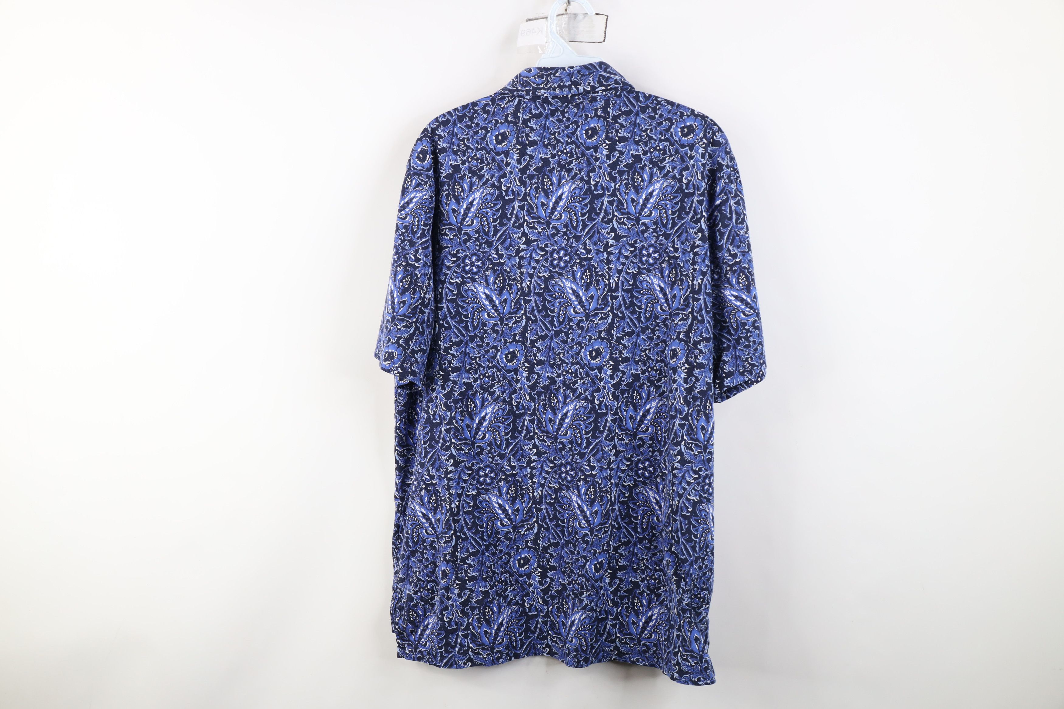 Ralph Lauren Vintage Y2K Ralph Lauren Over Print Collared Polo Shirt Blue Size US L / EU 52-54 / 3 - 10 Thumbnail