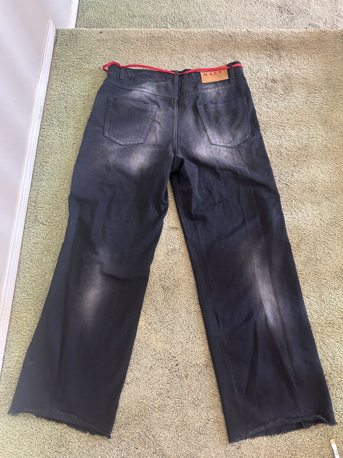 Marni Marni Faded Black Drawstring denim Size US 34 / EU 50 - 8 Thumbnail