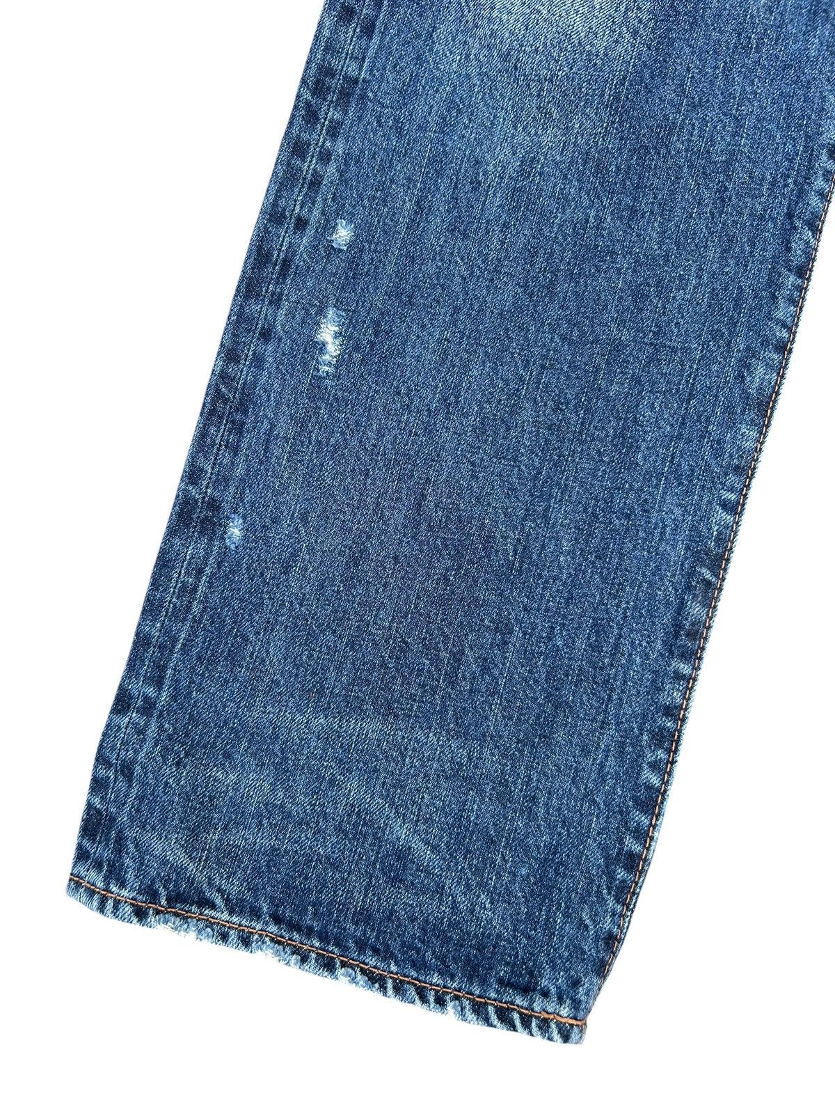 GOA G.O.A Selvedge Japanese Punk Distressed Denim Jeans Size US 31 - 7 Thumbnail